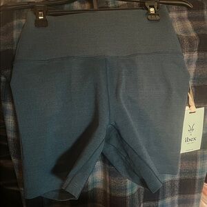 NWT Ibex Women's Enduro Shorts Oceanic Size S